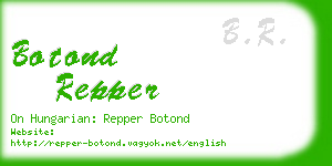 botond repper business card